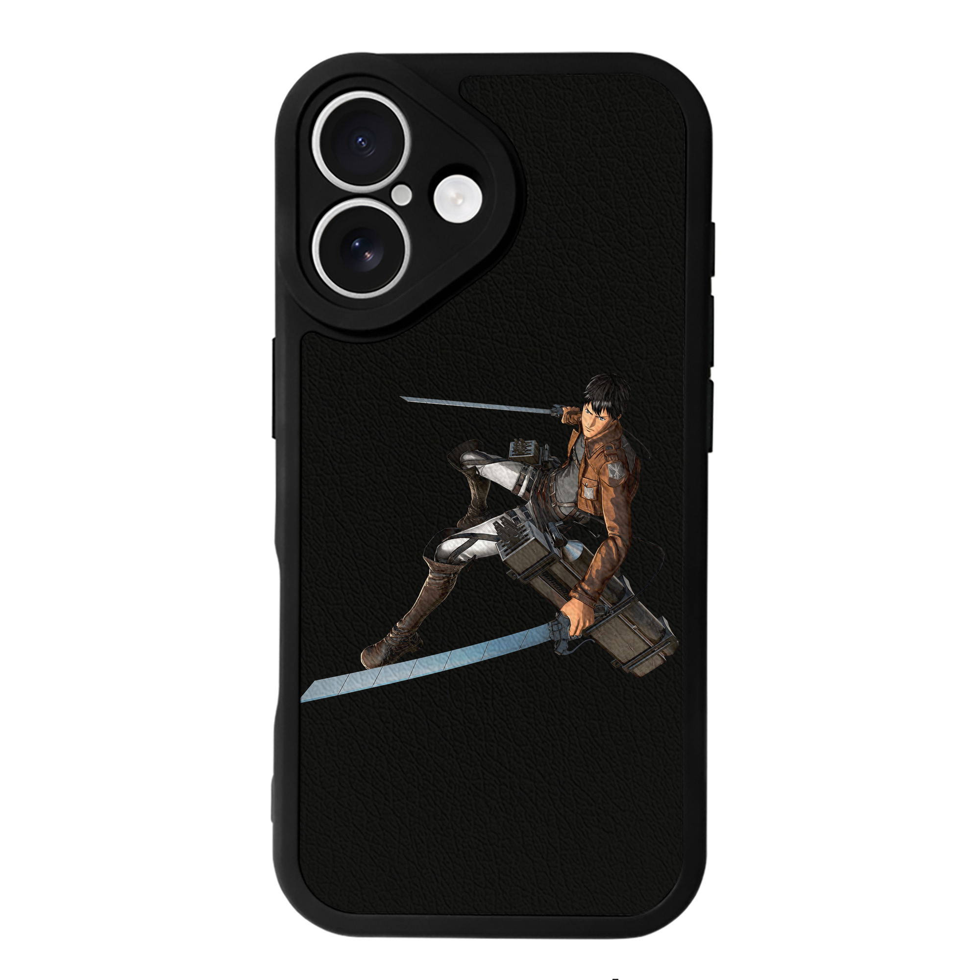 （画像用） 進撃の巨人 ベルトルト・フーバー Attack on Titan Bertholdt Hoover 【iPhone 16シリーズ対応】シリコンスマホケース（レザー調） 材質：シリコン